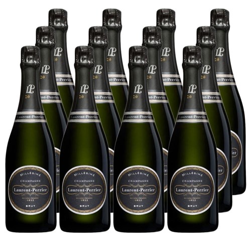 Laurent Perrier Brut Millesime Vintage 2012  75cl Crate of 12 Champagne